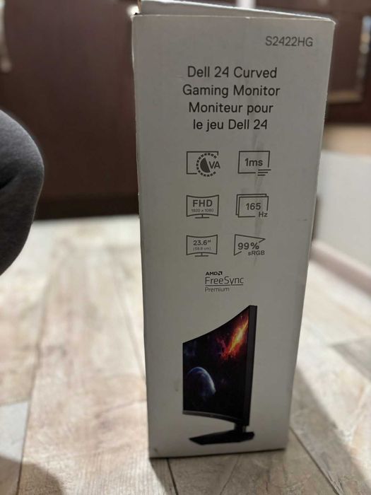 Монитор - Dell 24 Curved Gaming Monitor - S2422HG