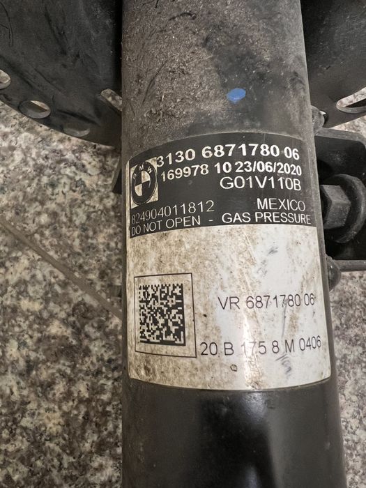 Преден ляв шофьорски амортисьор за bmw x3 G01 G02