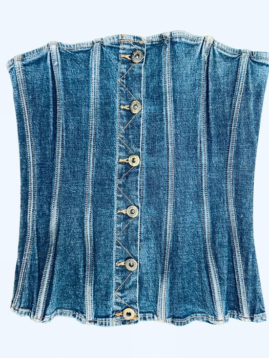 Corset denim Dolce&Gabbana
