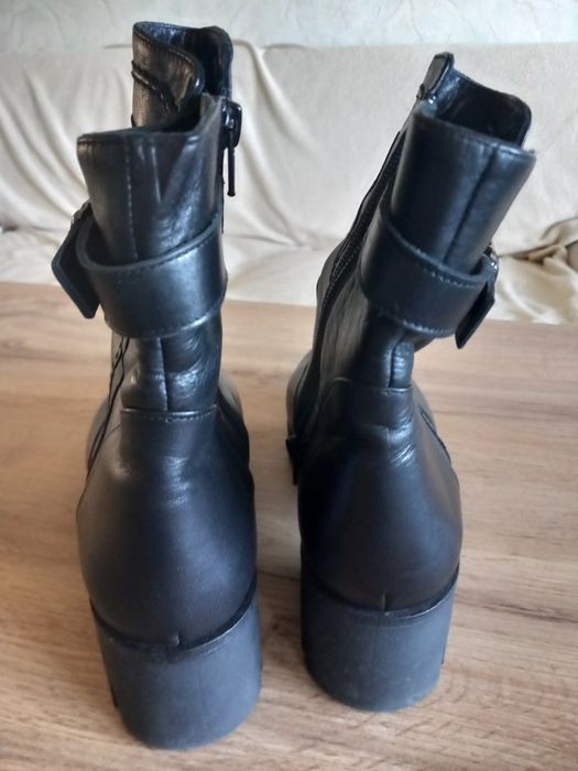 Дамски боти, естествена кожа