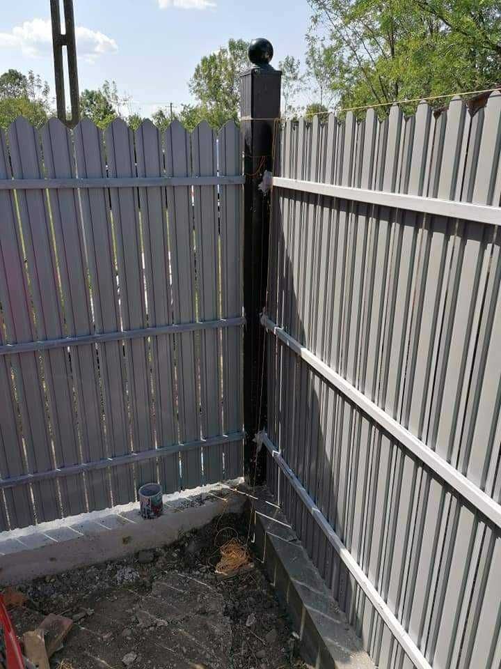 Garduri de diferite modele (jaluzele, sipca metalica, tabla plasa BCA)