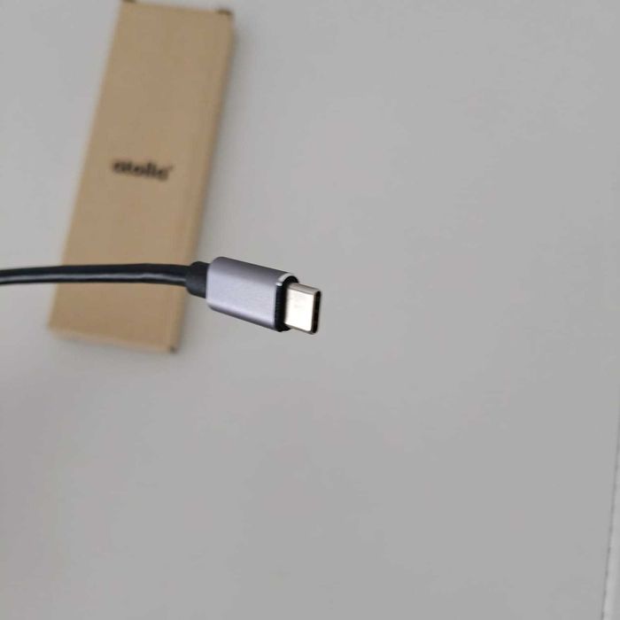 Hub 7n1, Atolla, Aluminiu usb/usb-c/hdmi/sd/microsd, Argintiu