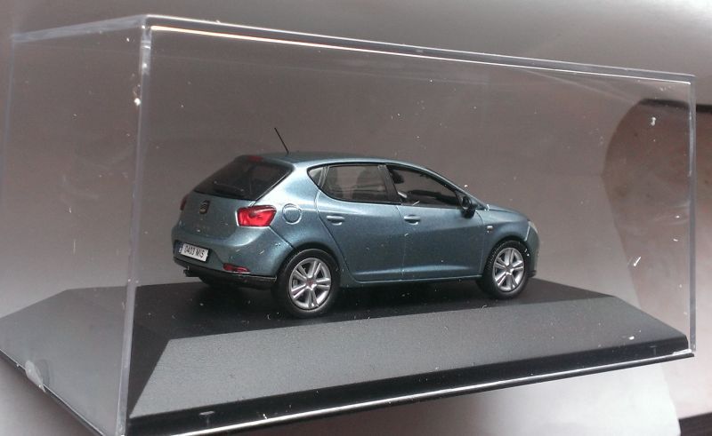 Macheta Seat Ibiza MK4 2011 light blue - Fischer 1/43