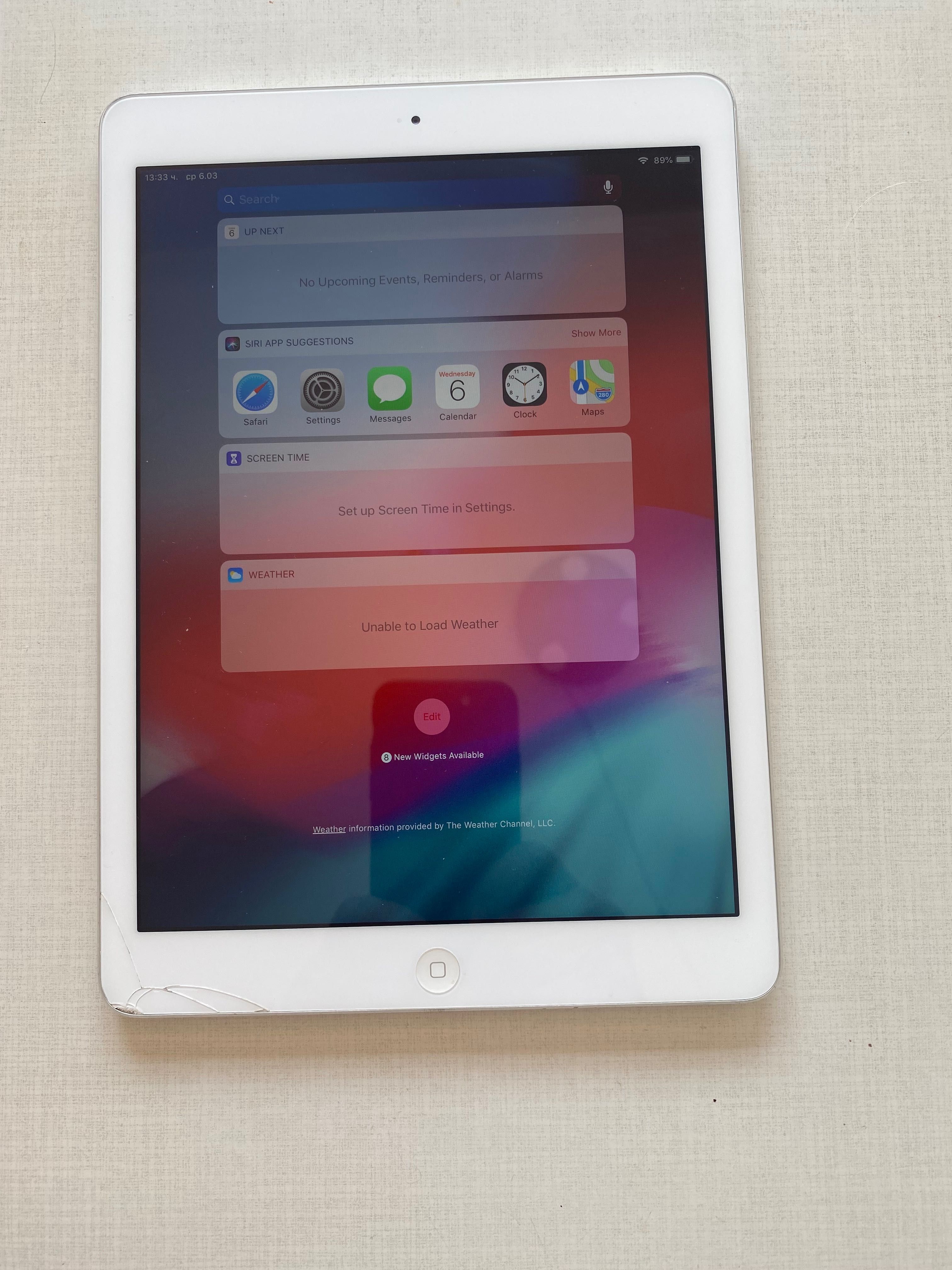 iPad Air - A1474,10”, 16GB,сив,зарядно,WI-FI