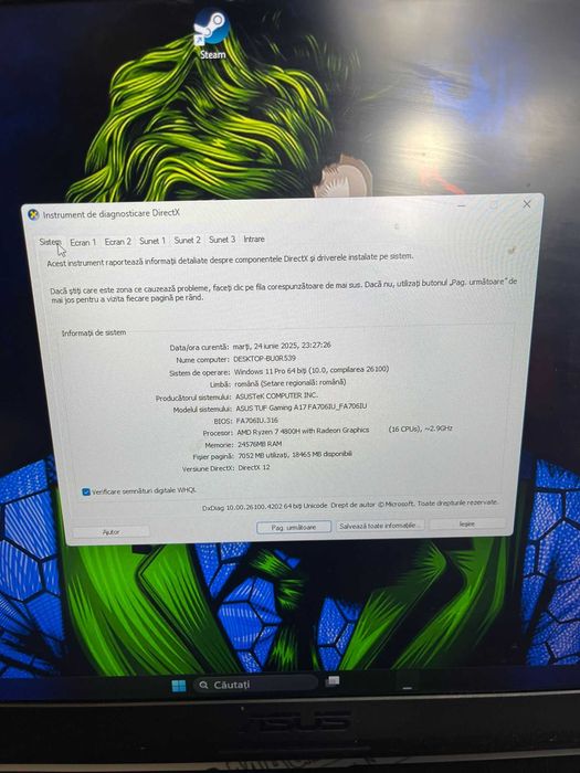 NDP Amanet NON-STOP Bld. Iuliu Maniu 69 LAPTOP ASUS TUF GAMING (36349)
