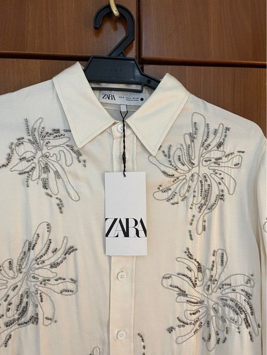 Риза ZARA с камъни маниста