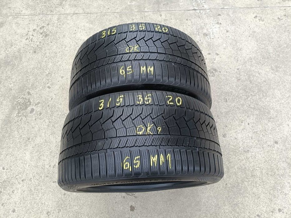 Doua anvelope iarna 315 35 20 continental wintercontact TS 860S 6,5 mm