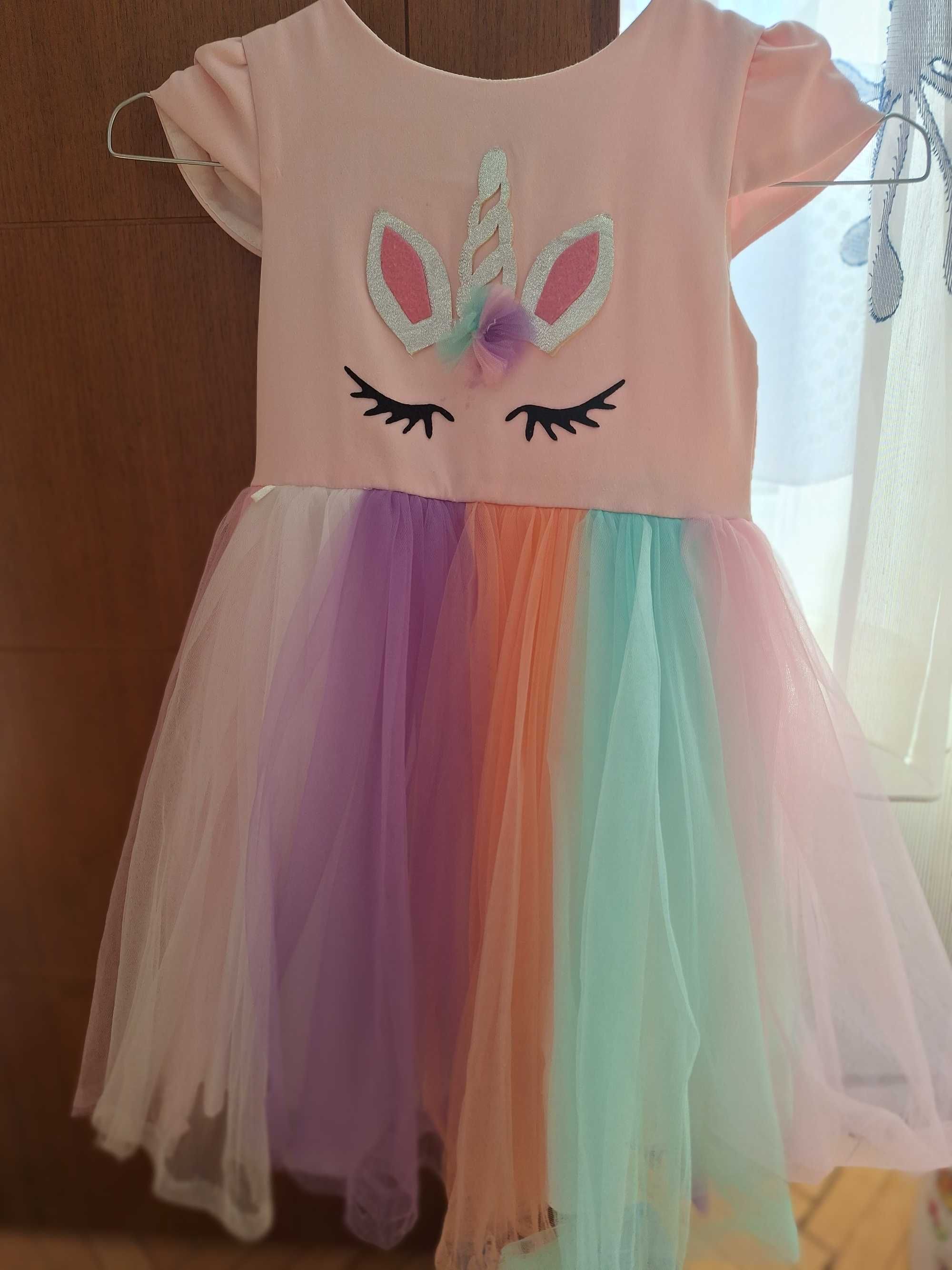 Детска рокля размер 110 5г