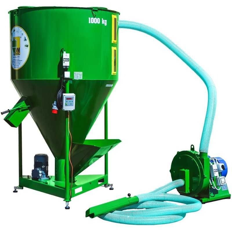 Micro FNC moara 22 kW + amestecator 2000 kg NOU Garanție 24 luni