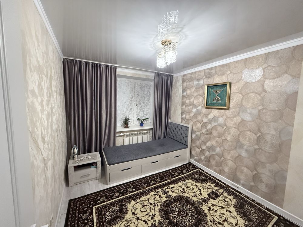Өте жақсы ремонтпен 3 бөлмелі пәтер