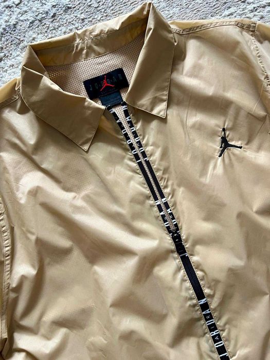 Jacheta/Windbreaker Jordan negru/bej, de fas, marimea XL