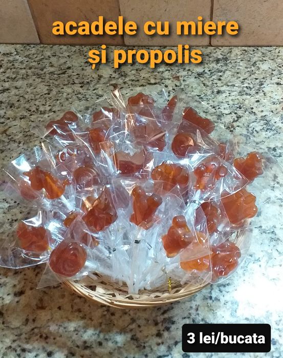 Acadele cu miere și propolis