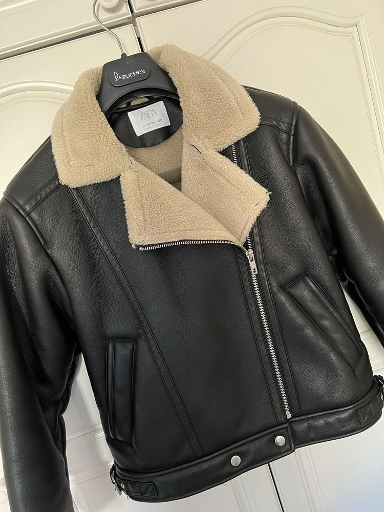 Детско кожено яке Zara