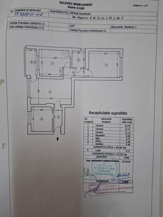 Proprietar, 3 camere in Vila (nr 31), Pajura, str Presei, renovat,et 2