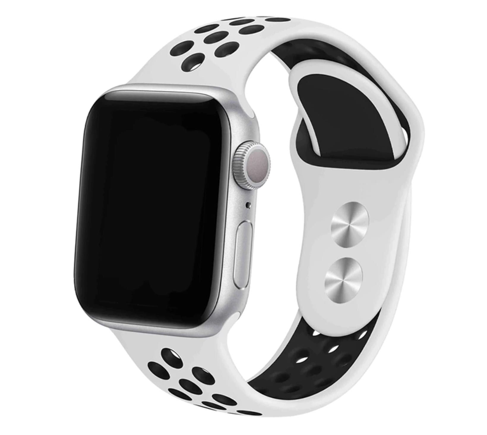 Curea silicon perforat Apple Watch 42/44/45 mm