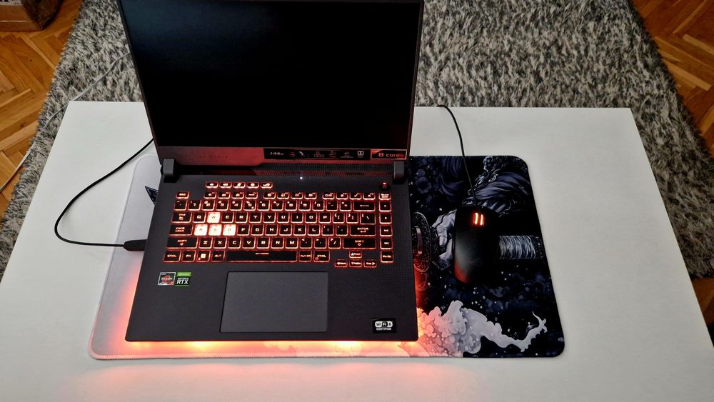 Deskmat gaming 60x30 cm – design samurai