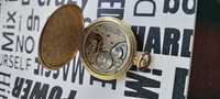 Omega de buzunar carcasa din aur 14k,  funcțional,  se vinde ca piesă