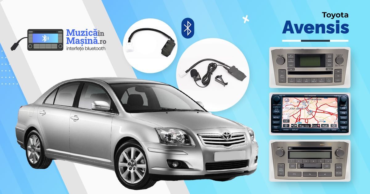Interfata Adaptor Bluetooth Toyota Avensis T25 (nu aux).