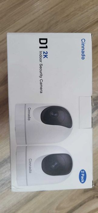 2 x Cameră WiFi de interior Cinnado - Supraveghere 2K 3MP pt bebeluși