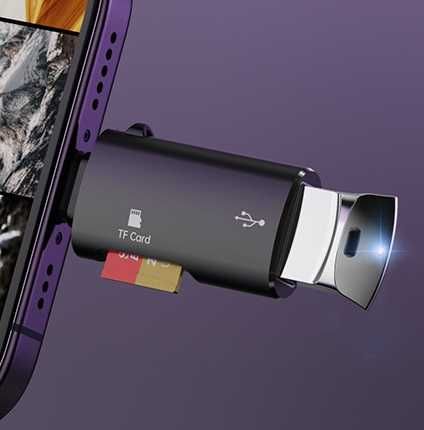 Картридер Lightning USB OTG  Айфон