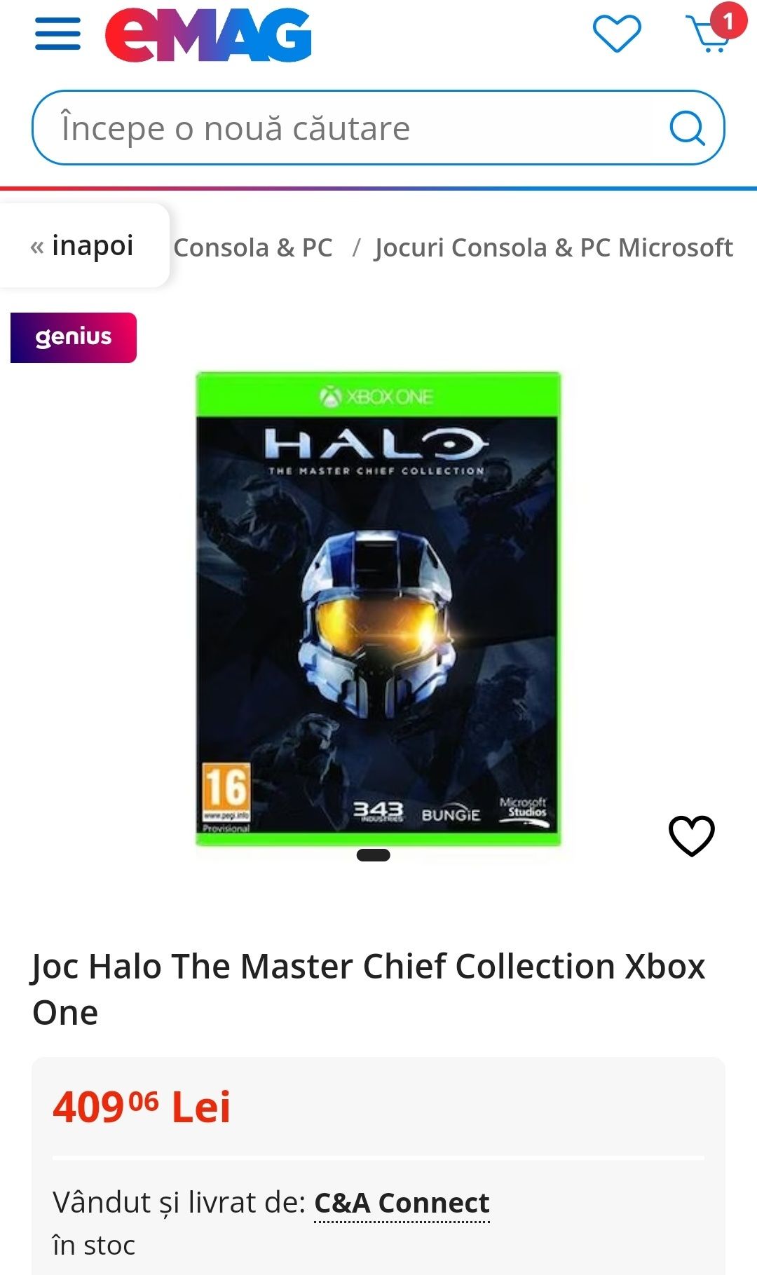 Joc Halo The Master Chief Collection Xbox