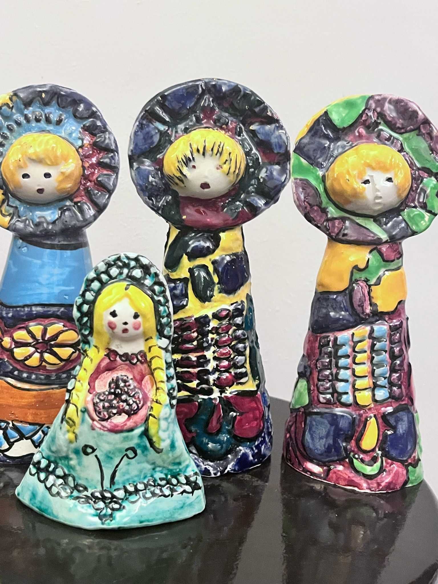 Set patru bibelouri statuete bibelou ANNA ISA SUEDIA ceramice