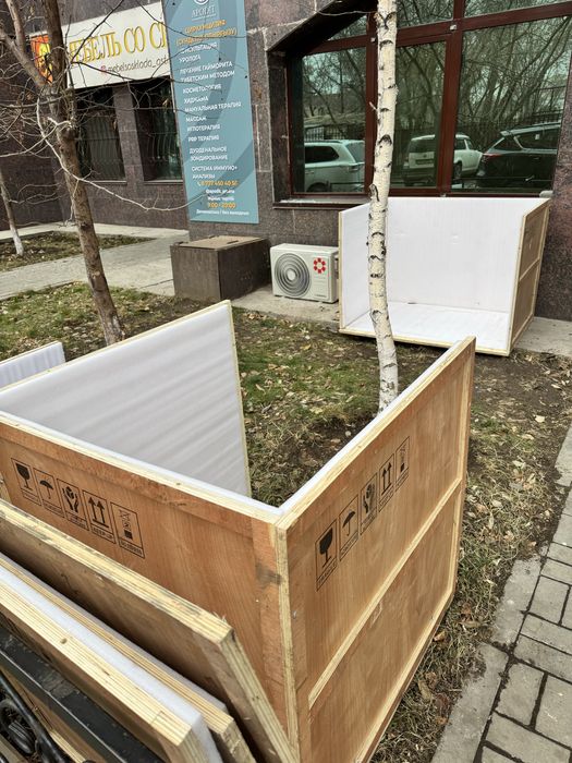 Забирайте бесплатно деревянный короб от оборудования