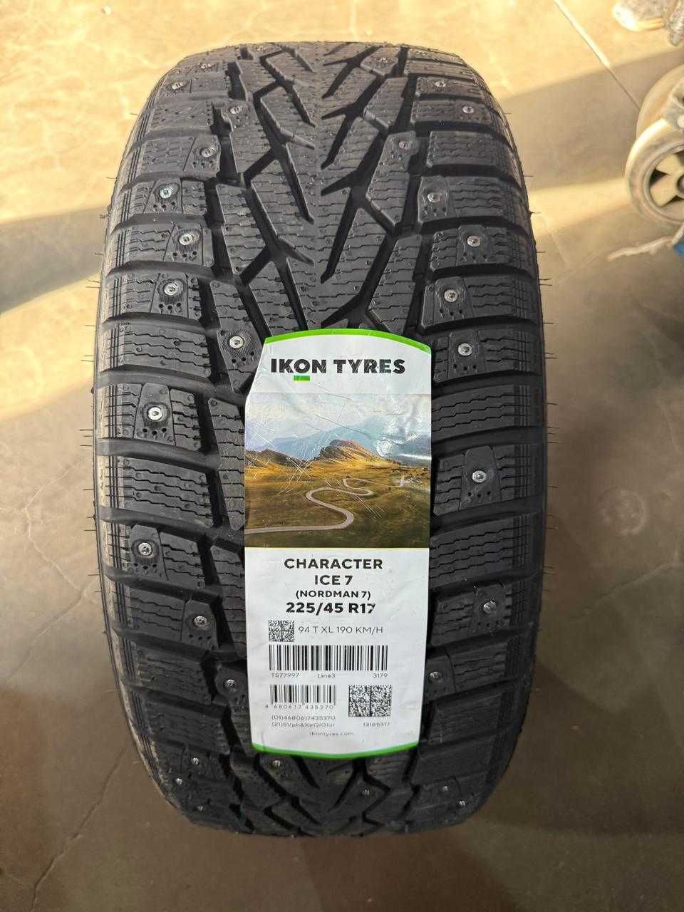 225 45 R17 зимние шины ikon character ice 7 бывший Nokian Nordman 7