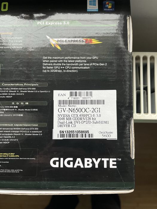 Vand placa video GTX 650