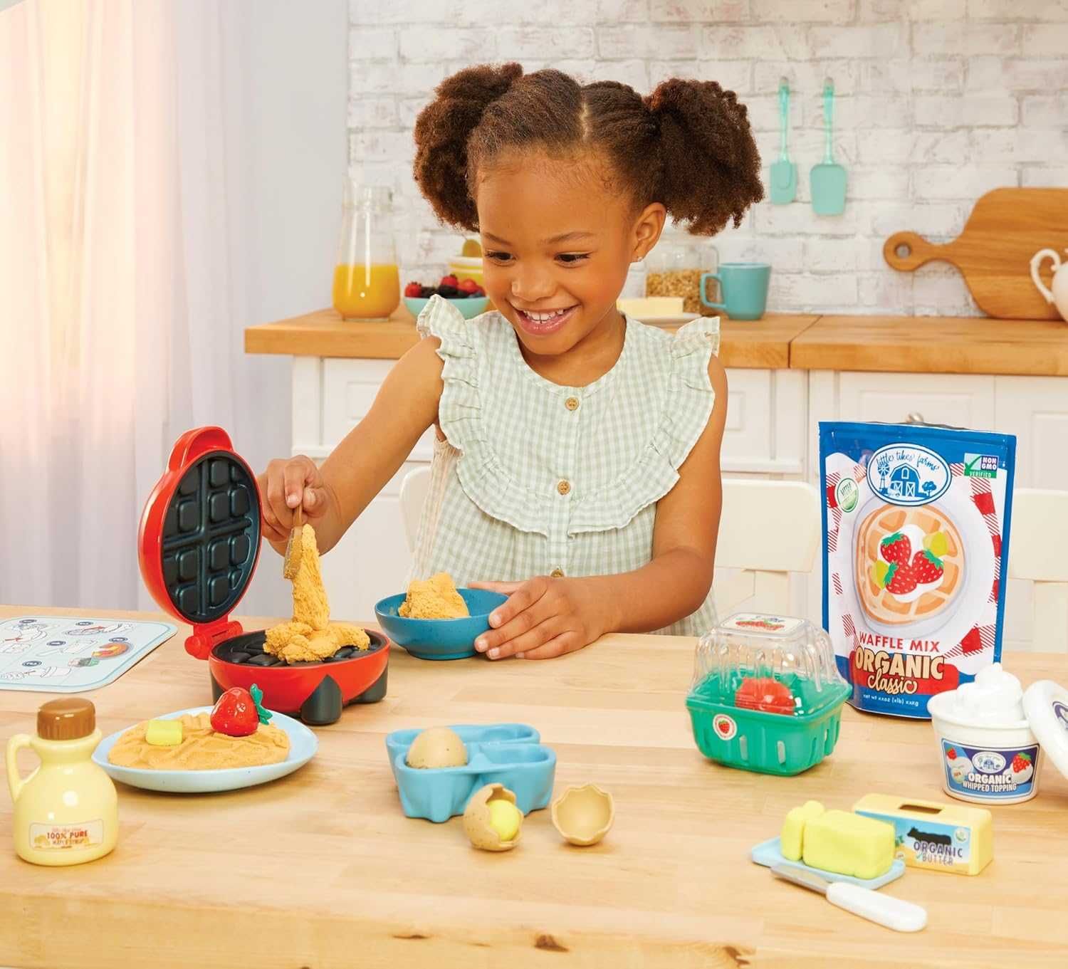 Готварски комплект за гофрети Гофретник с много аксесоари Little Tikes