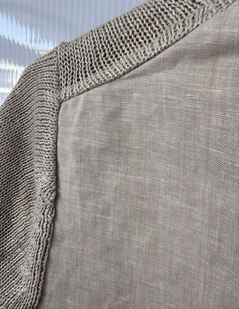 Маркова ленена рокля Massimo Dutti