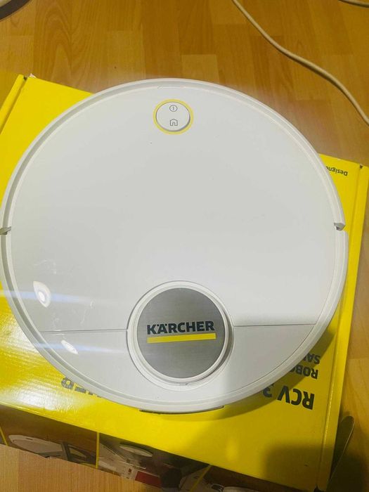Robot aspirator Kärcher RCV 3 cu funcție de mop, laser LiDAR - defect