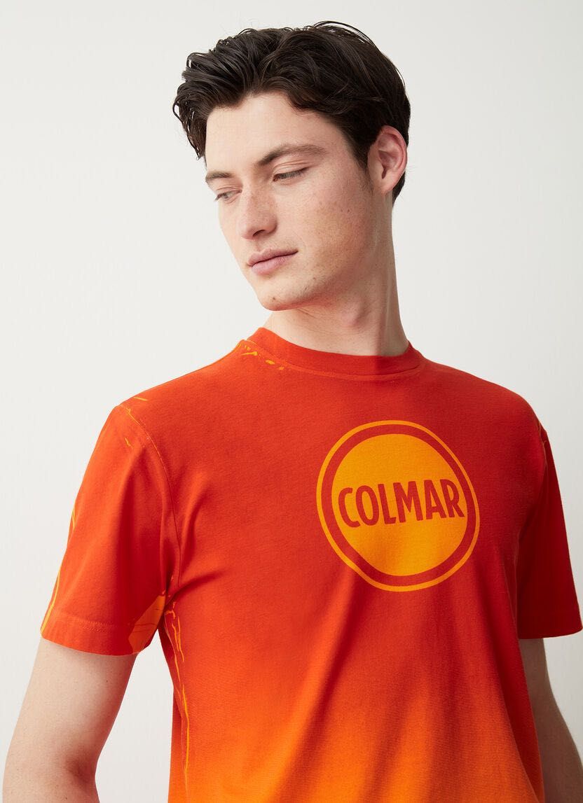 Мъжка блузка : COLMAR faded effect printed cotton / regular fit L