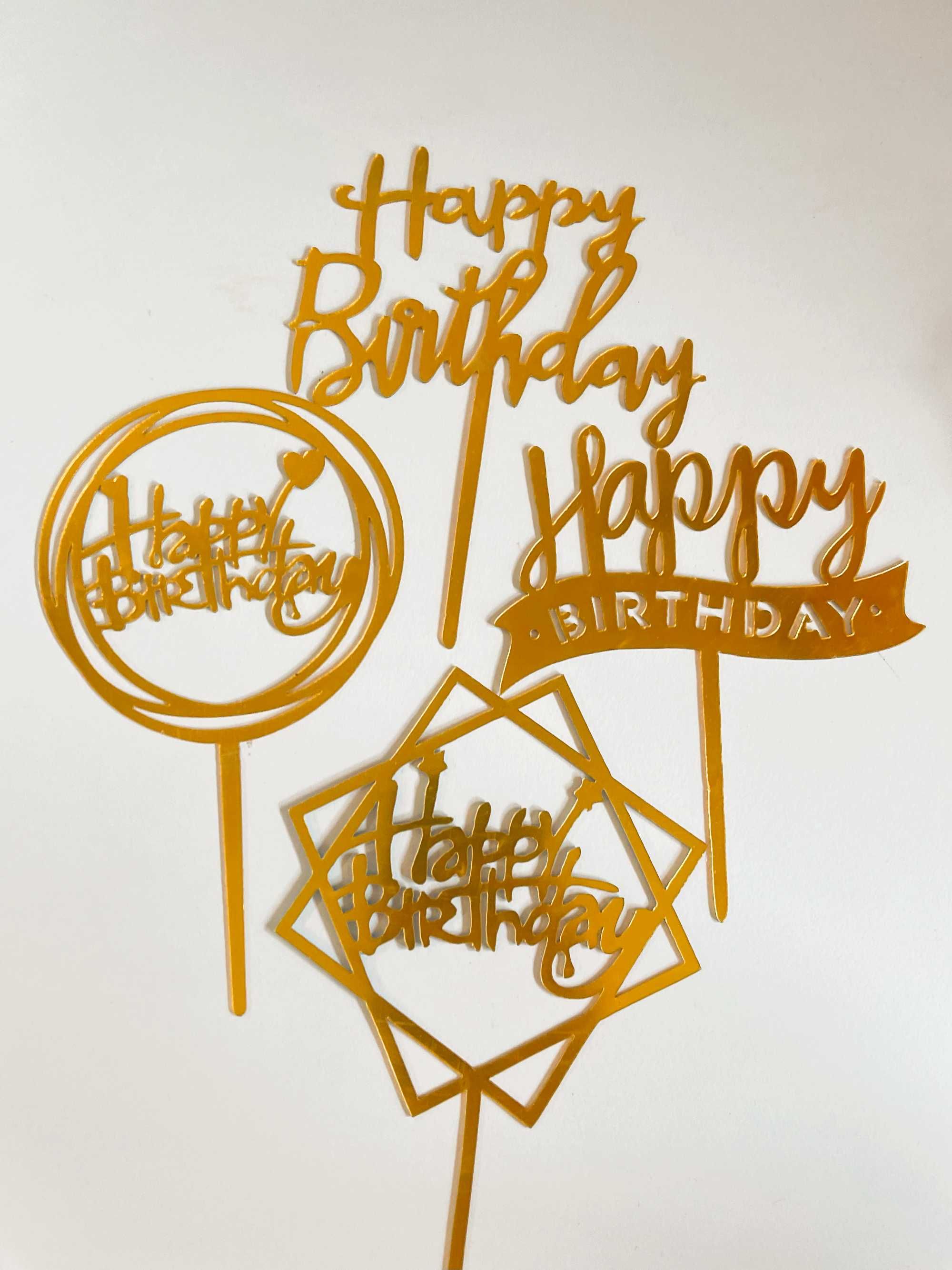 Топери за торта - сватба, кръщене, Happy Birthday