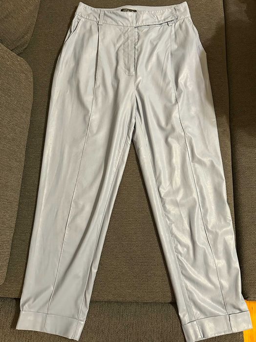 Teadore P кожен панталон в син цвят