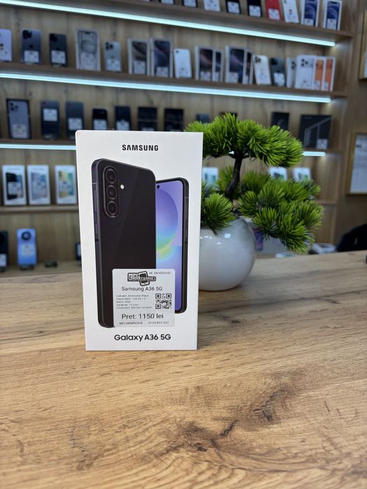 Samsung A36 5G Black 128Gb - Nou - Sigilat - Garantie 12 luni