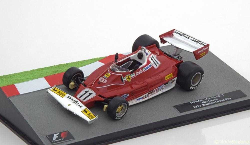 Macheta Ferrari 312 T2 campion Formula 1 1977 Lauda - Altaya 1/43 F1