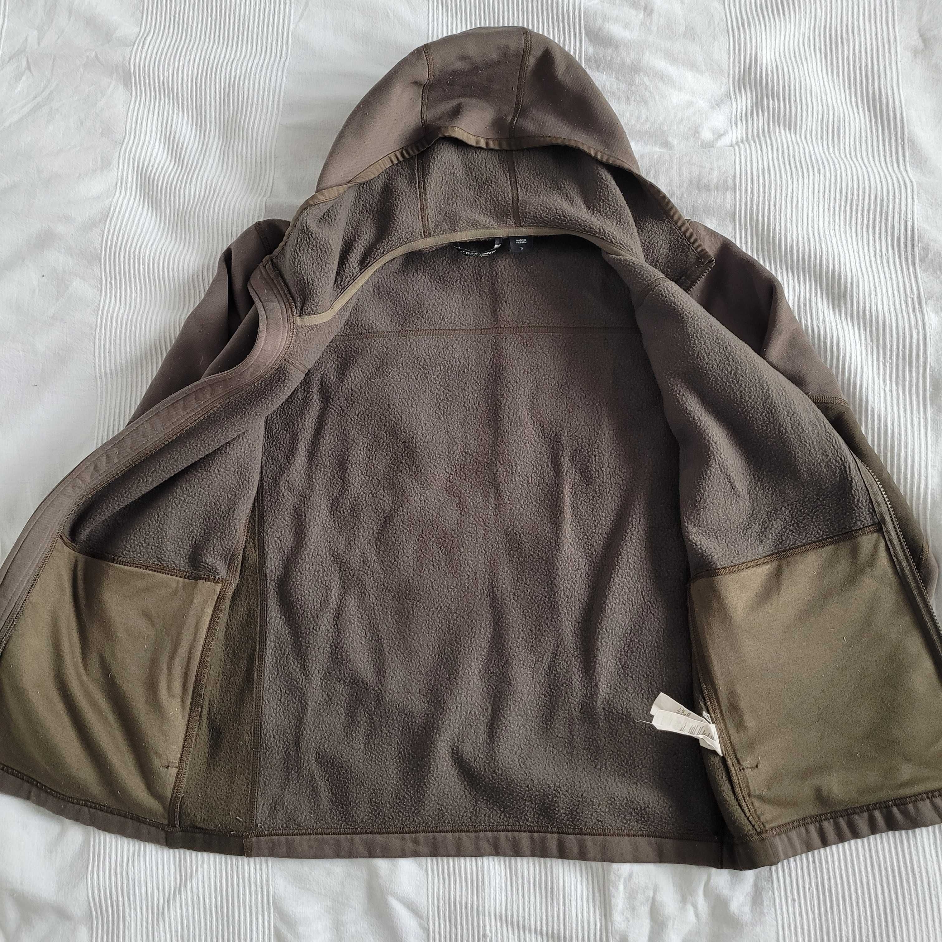 FILSON Shuksan Stone Brown Root Hooded Jacket 20114578 Mens, Size S