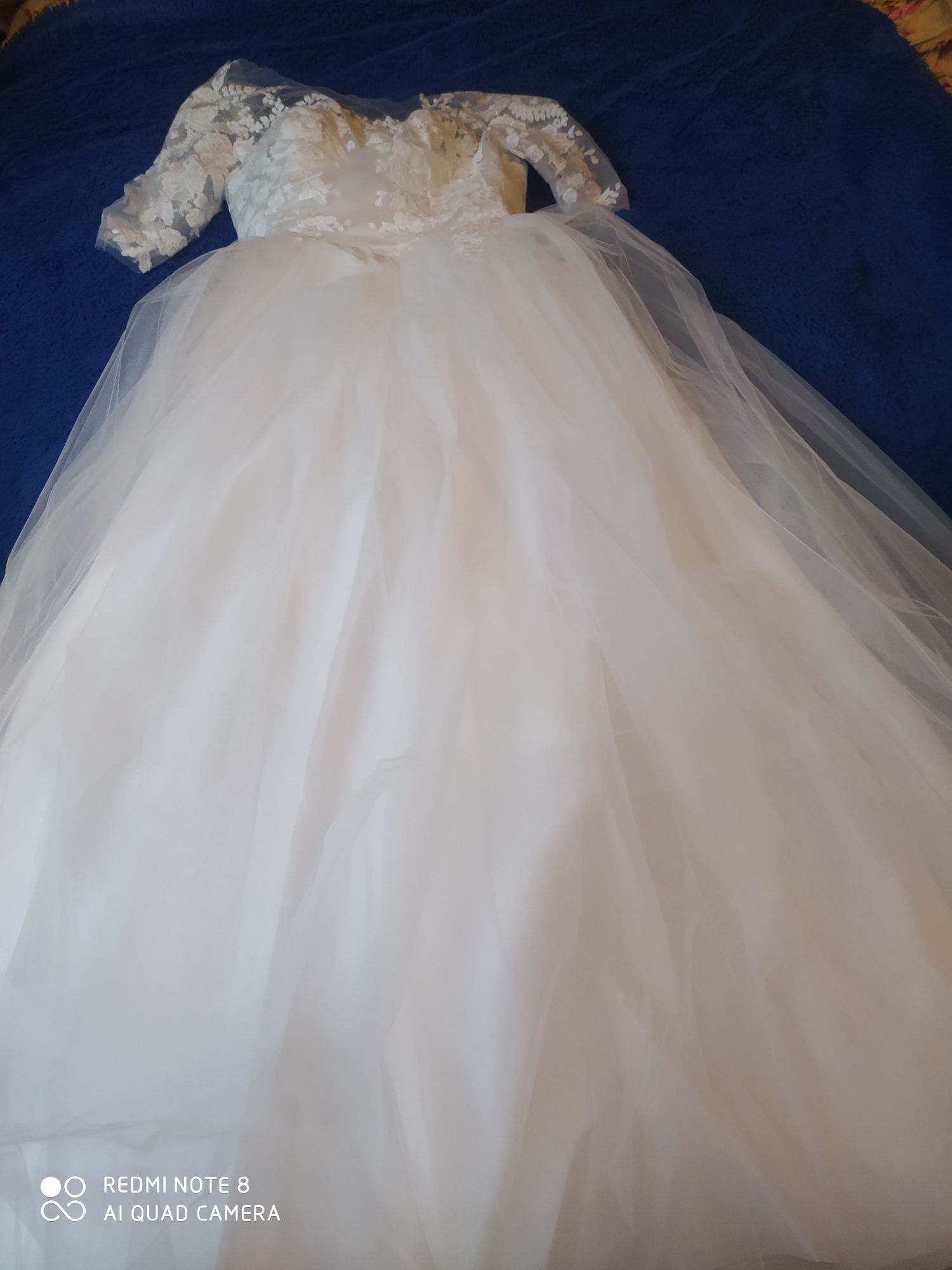 Новое свадебное платье р44-48