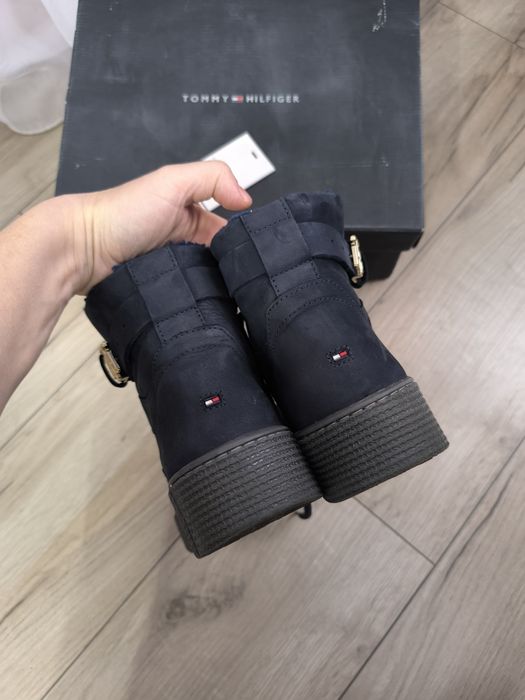 Ghete cizme imblanit Tommy Hilfiger 37 piele