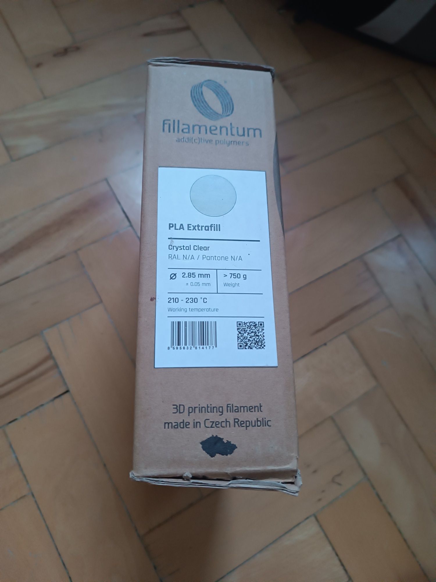 Филамент за 3D принтер Filamentum Crystal Clear, PLA, 2.85mm