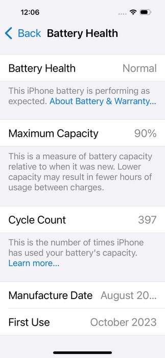 iPhone 15, 128GB, Blue