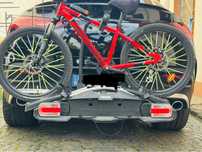 Suport auto 2 biciclete pentru carlig THULE