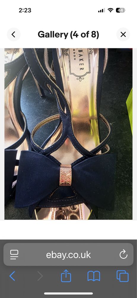 Ted Baker 39-40 номер сандал в тъмно синьо