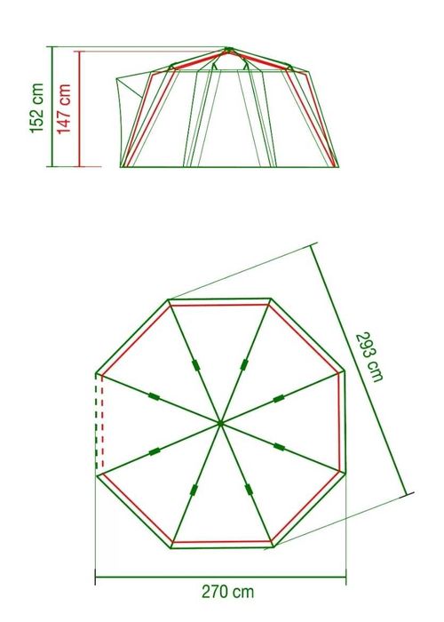 Cort hexagonal HexaGo3 Coleman