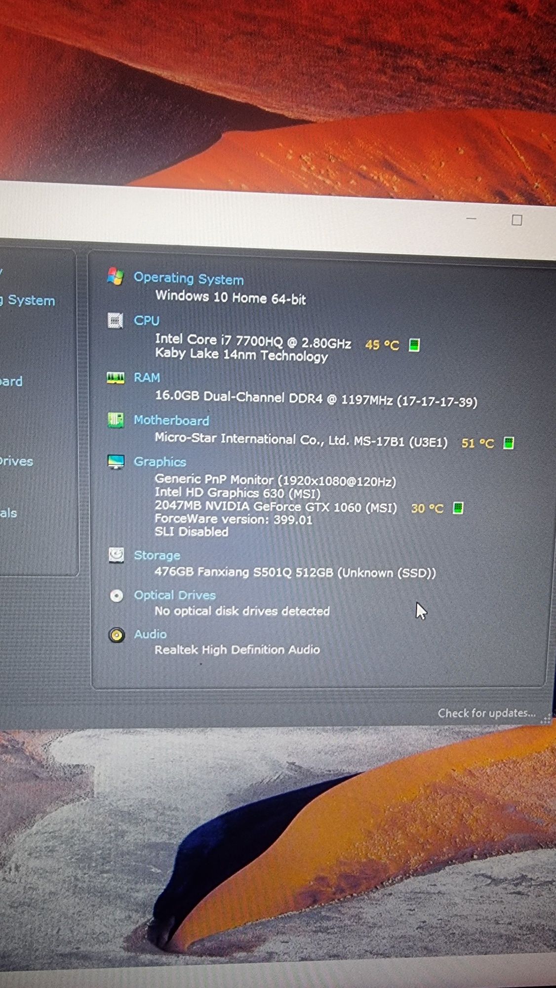 Msi gaming laptop