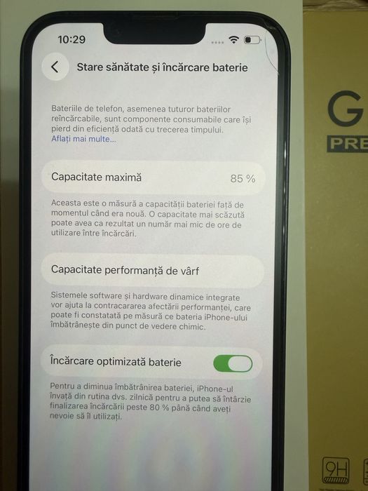 iPhone 14 Midnight 128 GB Stare IMPECABILĂ! Huse + Folii Cadou
