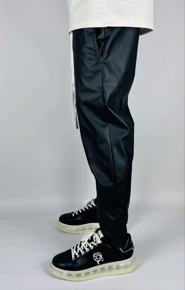 Pantaloni cu siret lung ,PIELE , calitate premium!