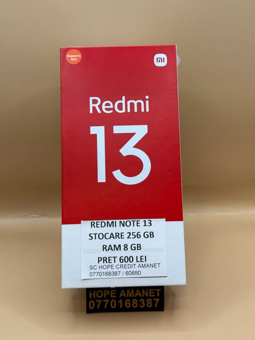 Hope Amanet P4 / REDMI NOTE 133 256GB 8 RAM