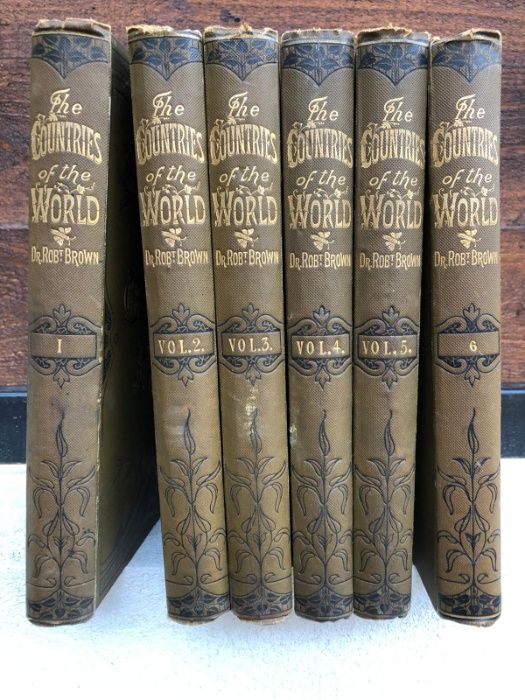 Carti Colectie 6 volume - The countries of the world by Robert Brown